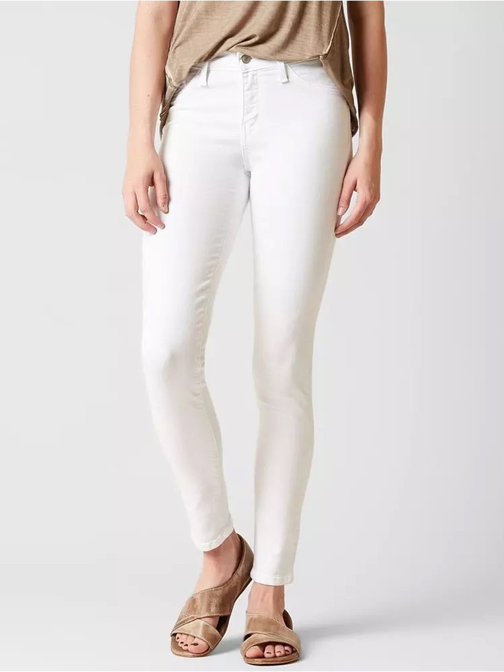 Flying Monkey White Skinny-Fit Jeans